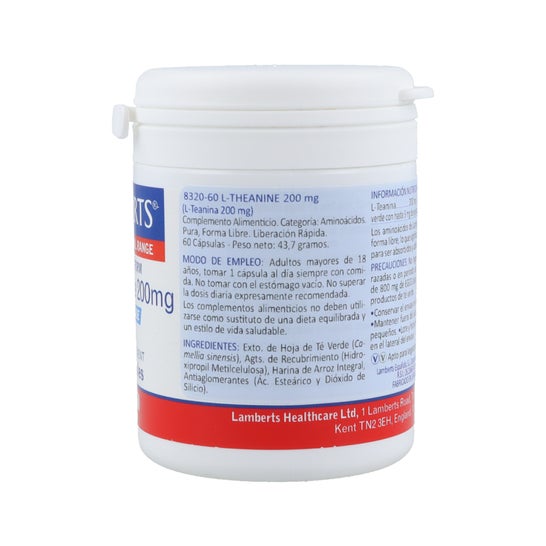 Lamberts L-theanine 200mg Rapid Release 60comp