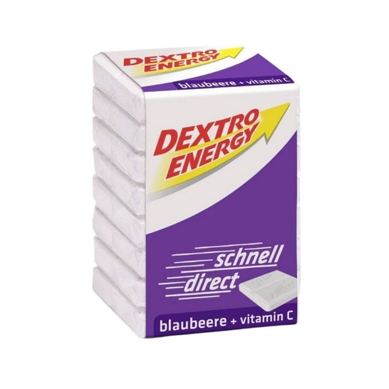 Dextro Energy Pack Blueberry Cubes 18uts