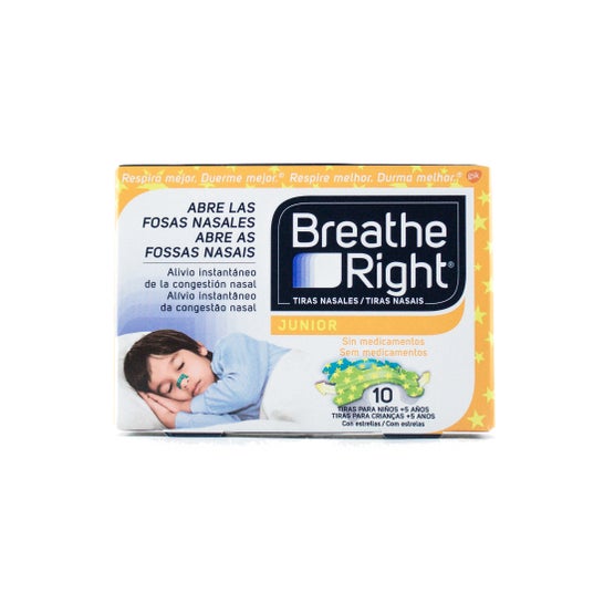 Breathe Right Junior Bandelettes Nasales Enfants 10 unités