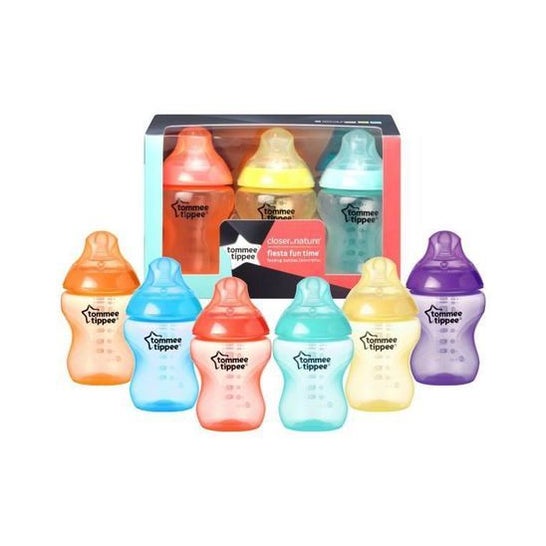 Tommee Tippee Coffret naissance biberons verre Closer to Nature