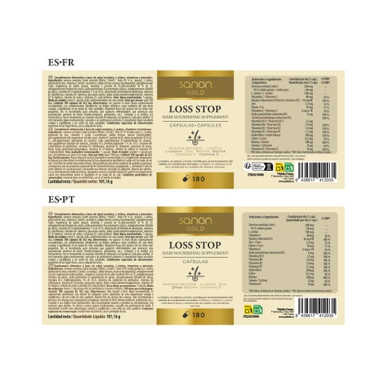 Sanon Gold Loss Stop 180 gélules