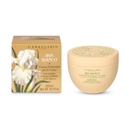 L'Erbolario Crème Parfumée Corps Iris Blanc 300 ml
