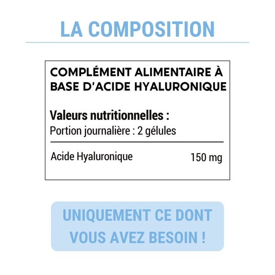 Enova Elements Acide Hyaluronique Pur 150mg 120 Gélules