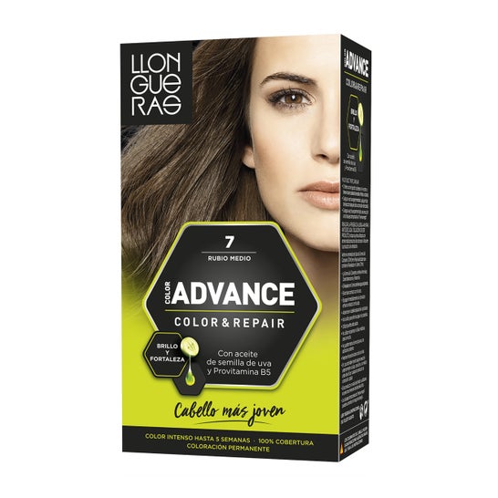 Llongueras Color Advance Teinture pour cheveux N7 blond moyen1ud
