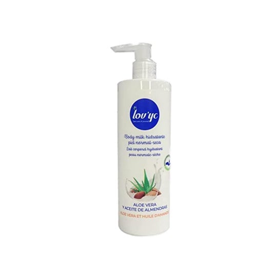 Lov'yc Body Milk Huile d'Amande et Aloe Vera Peau Sèche 400ml