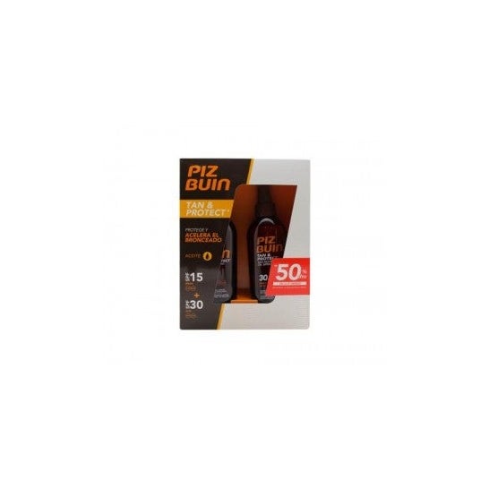 Piz Buin Duplo Tan & Protect Lotion Spf 30 2x150ml