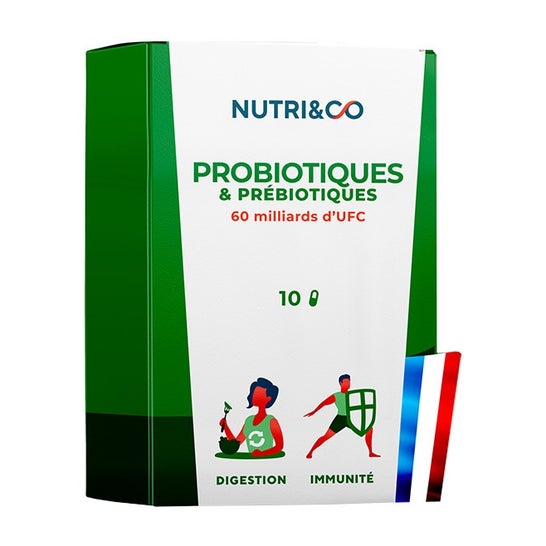 Nutri & Co Probiotiques Et Prébiotiques 10caps