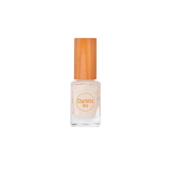 Charlotte Bio Vernis à Ongles Top Coat Irisé Biosourcé 10ml