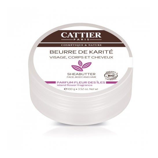 Cattier Beurre De Karité Parfum Fleur Des Iles 100g