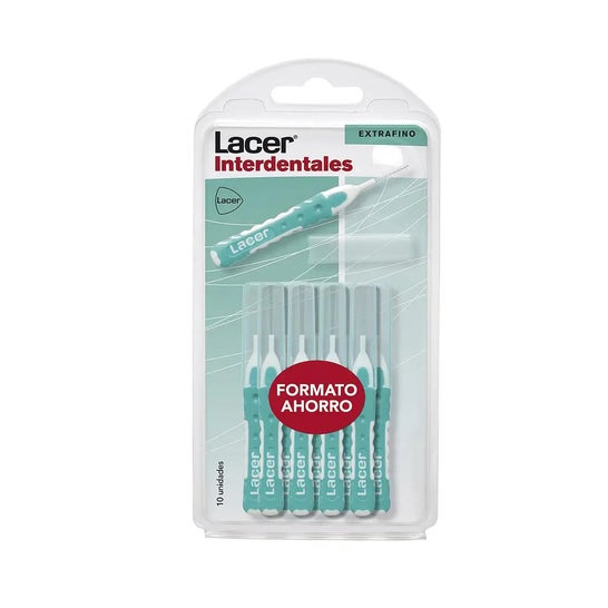 Lacer Interdental extrafino recto recto 10uds Lacer Interdental extrafino recto recto 10uds