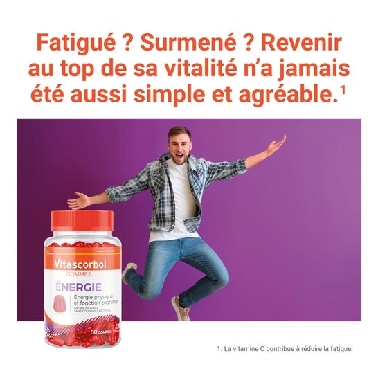Vitascorbol Énergie 50 Gommes