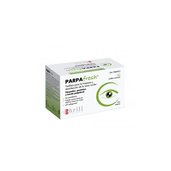 Parpafresh Lingettes Nettoyantes Paupières 30 Unités