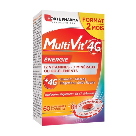 Forté Pharma Multivit 4G Energie 60 Comprimés