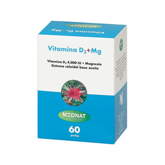 Mednat Vitamina D3 + Magnesio 60 Gélules