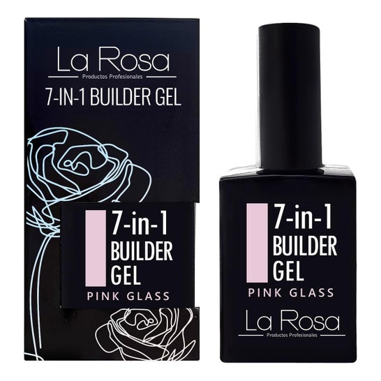 La Rosa Gel constructeur 7 en 1 Crystal Pink 15 ml