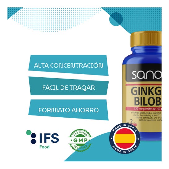 Sanon Ginkgo Biloba 700mg 120comp