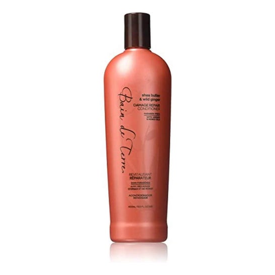 Shampooing au beurre de karité et au gingembre sauvage de Bain de Terre 400ml