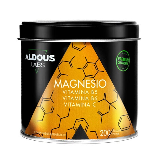 Aldous Labs Magnesio con Vitamina C B5 y B6 200caps