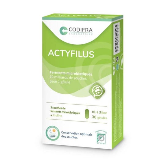 Codifra Actyfilus Confort Intestinal 30 gélules