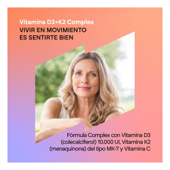 Nutralie Vitamin D3+K2 Complex 60caps