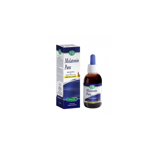 Mélatonine Esi pure avec des gouttes d'Erbe Della Notte 1Mg 50Ml