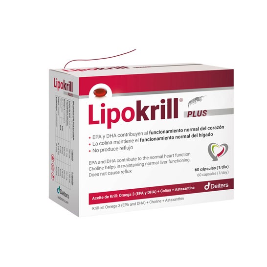 Lipokrill Plus 60 capsules molles