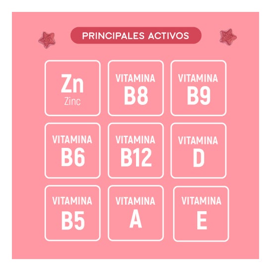 Lashilé Beauty Good Hair Vitamines Boost 60 Gummies Végans