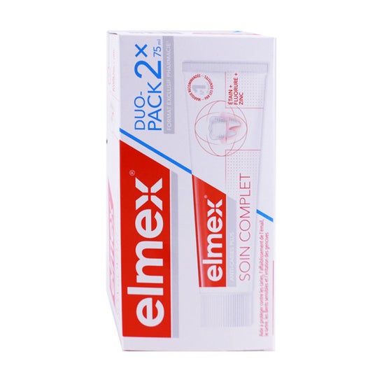 Elmex Pack Dentifrice Anti-Caries Soin Complet 2x75ml