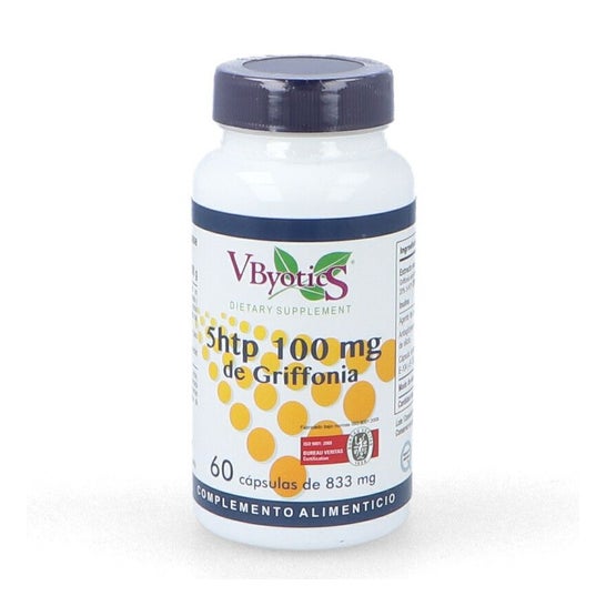 Vbyotics 5-Htp 100 mg 60 Capsules