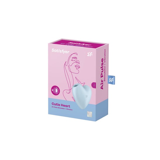 Satisfyer Cutie Heart Stimulateur Vibrateur Bleu 1ut