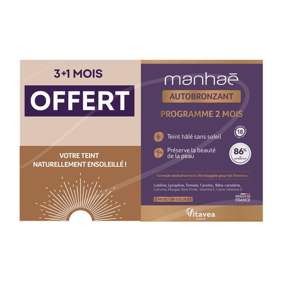 Manhaé Autobronzant 2x60 Gélules