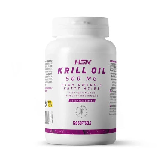 HSN Aceite de Krill 500mg 120 perlas