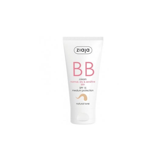 Ziaja Bb Crème Peau Normale, Sèche et Sensible Spf15 Teint Naturel 50ml