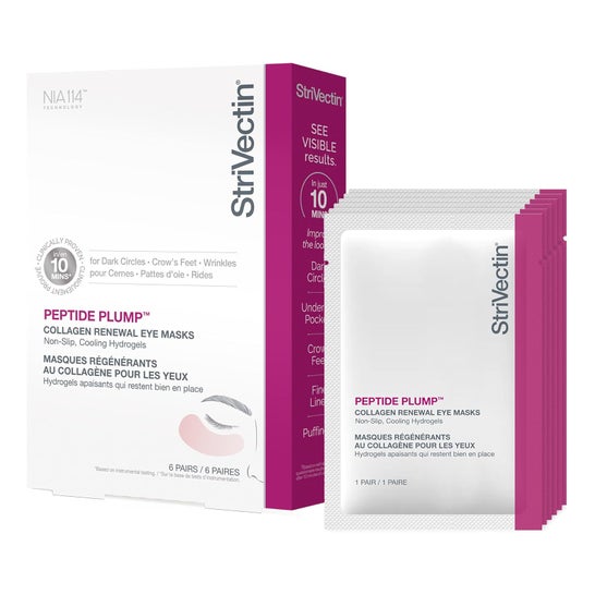 StriVectin Peptide Plump Collagen Renewal Masques Yeux 6 Paires
