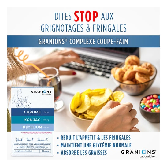 Granions Complexe Coupe-Faim 60 Gélules