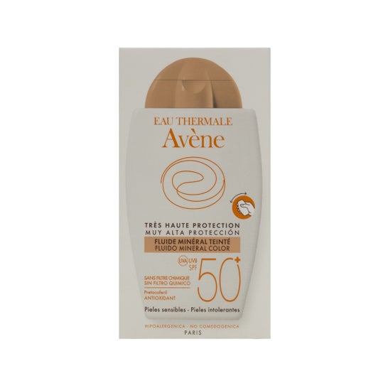 Avène Solaire Fluide Minéral Teinté SPF50+ 40 ml