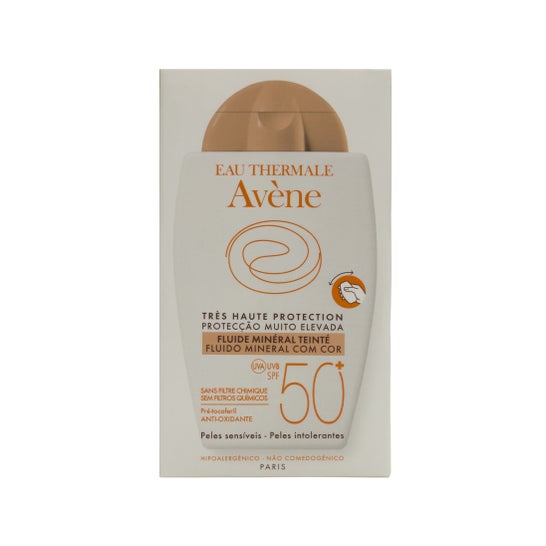 Avène Solaire Fluide Minéral Teinté SPF50+ 40 ml