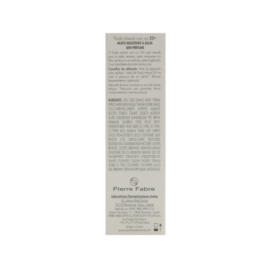 Avène Solaire Fluide Minéral Teinté SPF50+ 40 ml