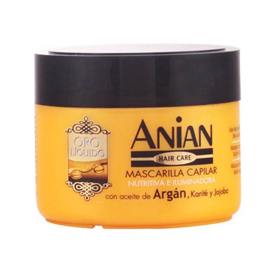 Masque liquide à l'huile d'argan d'Anian Gold 250ml