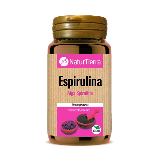 Naturtierra Spiruline 80 Comprimés
