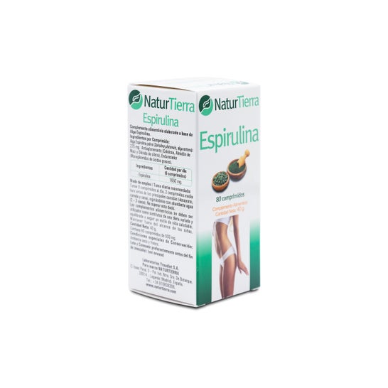 Naturtierra Spiruline 80 Comprimés