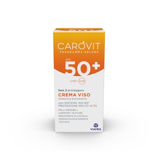 Carovit Solaire Crème Visage SPF50+ 50ml