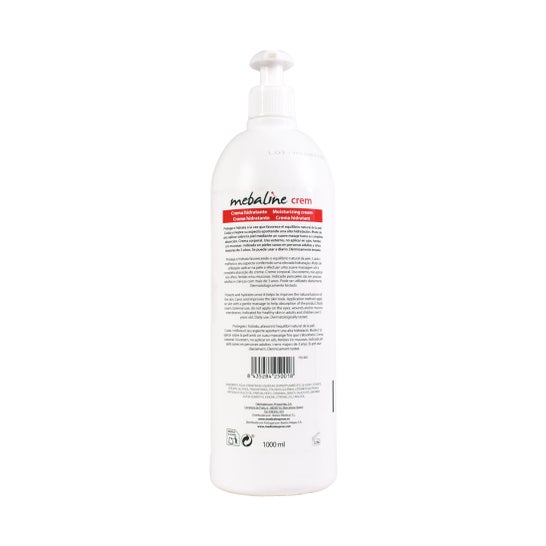 Mebaline Crème Hydratante Corporelle 1 L