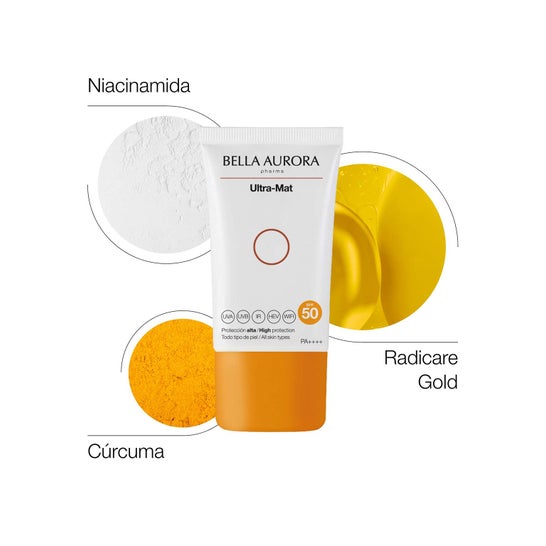 Bella Aurora Ultra-Mat Photoprotecteur Anti-Blemish Spf50 50ml