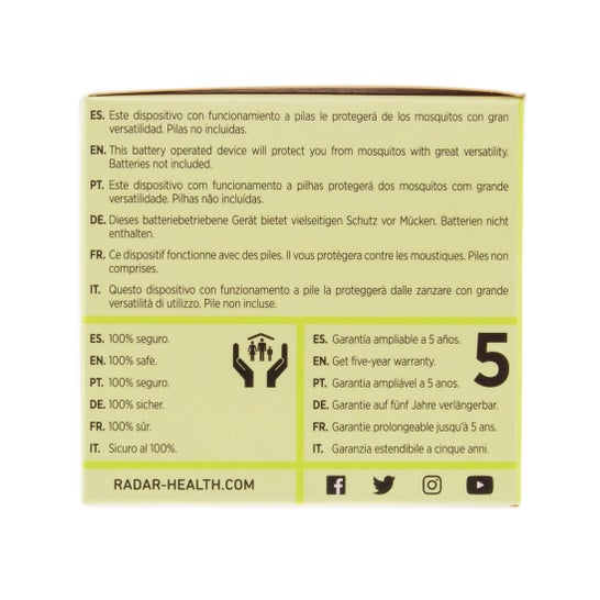 Radar-santé Portable à domicile Répulsif anti-moustique Rh-107