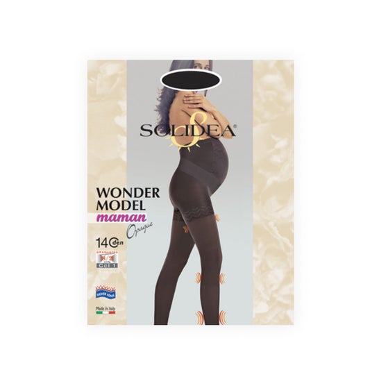 Solidea Wonder Maman 140den Collant Opaque Noir 4 L 1ut