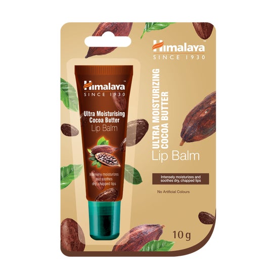 Himalaya Baume à Lèvres Ultra Hydratant Beurre de Cacao 10 g