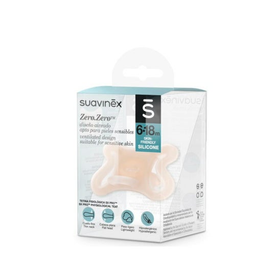 Suavinex Sucette en silicone Physiologique Sx Pro Zero6 18m 1 pièce