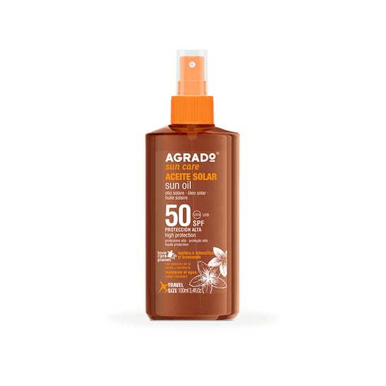 Agrado Huile Solaire Spf50 100ml