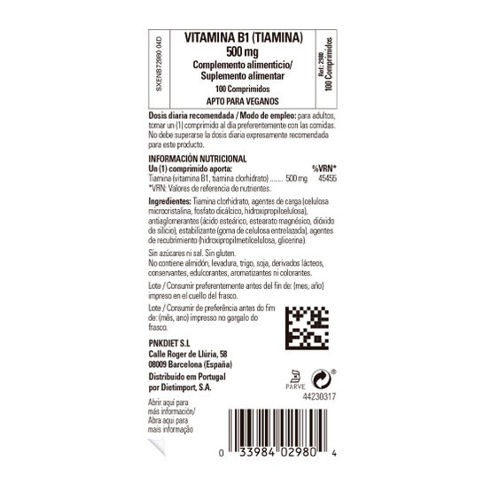 Solgar Vitamine B1 10tabl.